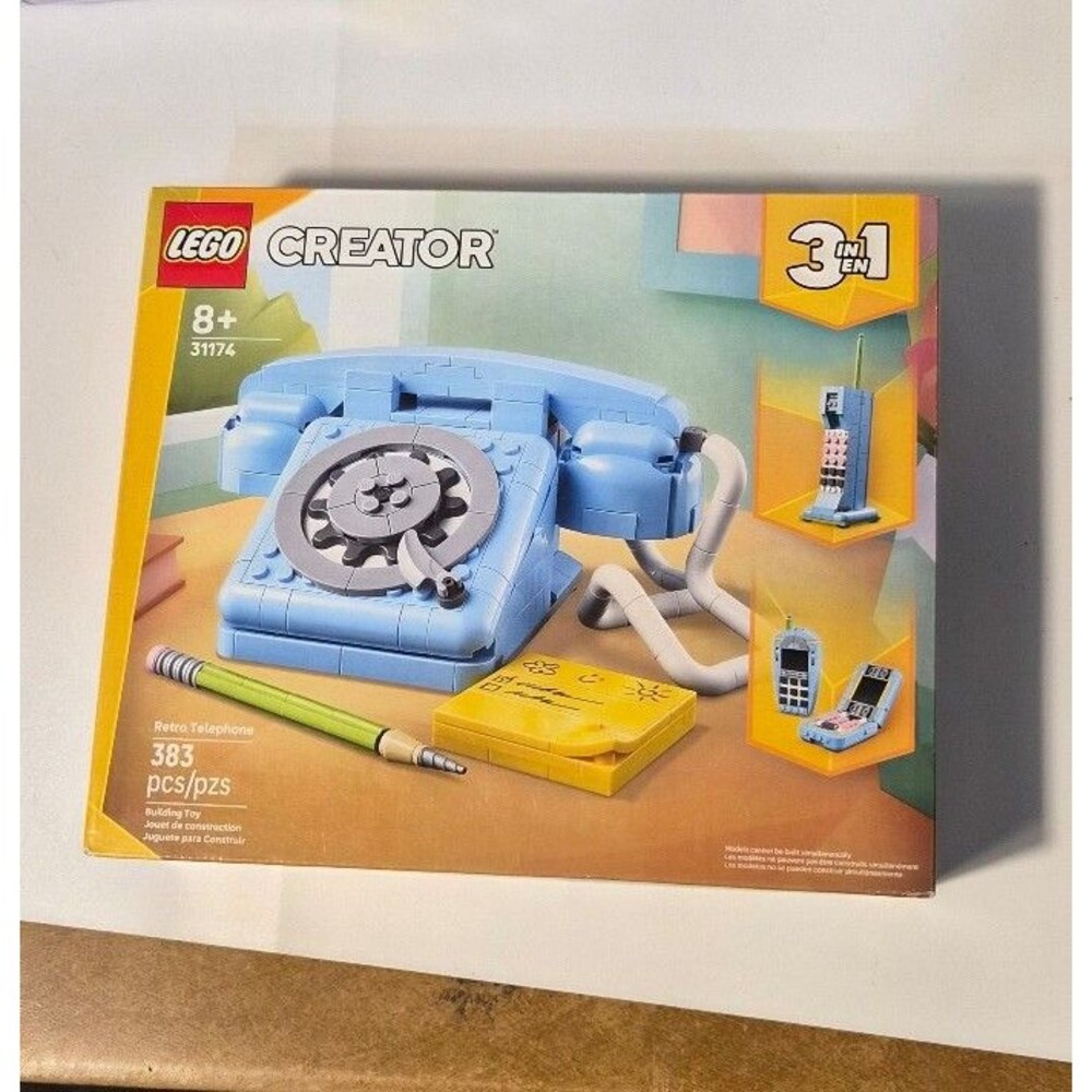 LEGO Creator Retro Telephone 31174 3-in-1 Building Set New Sealed Box